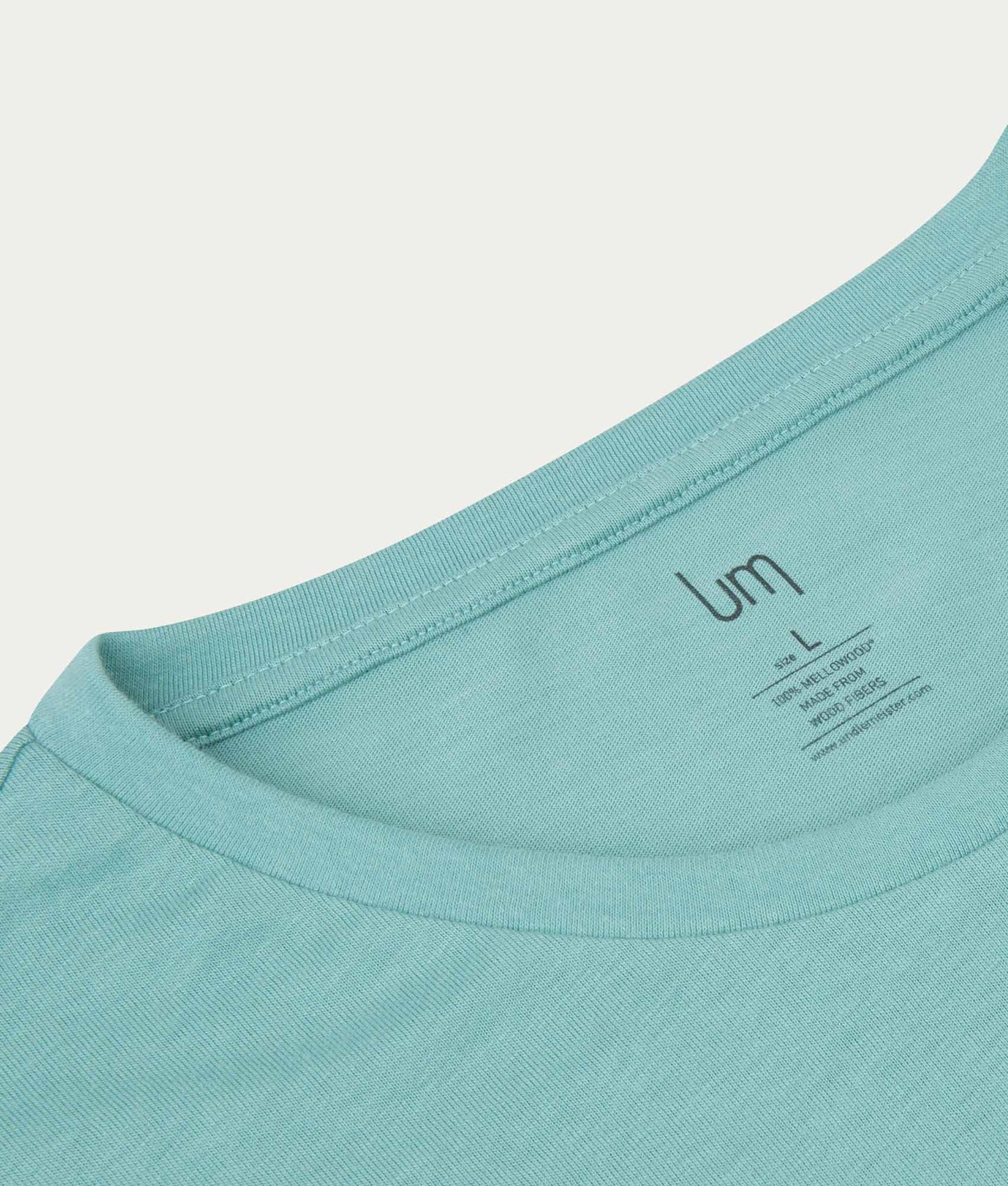 Lichtgroene Casual T-shirt Ronde Hals Iceland Moss - Undiemeister