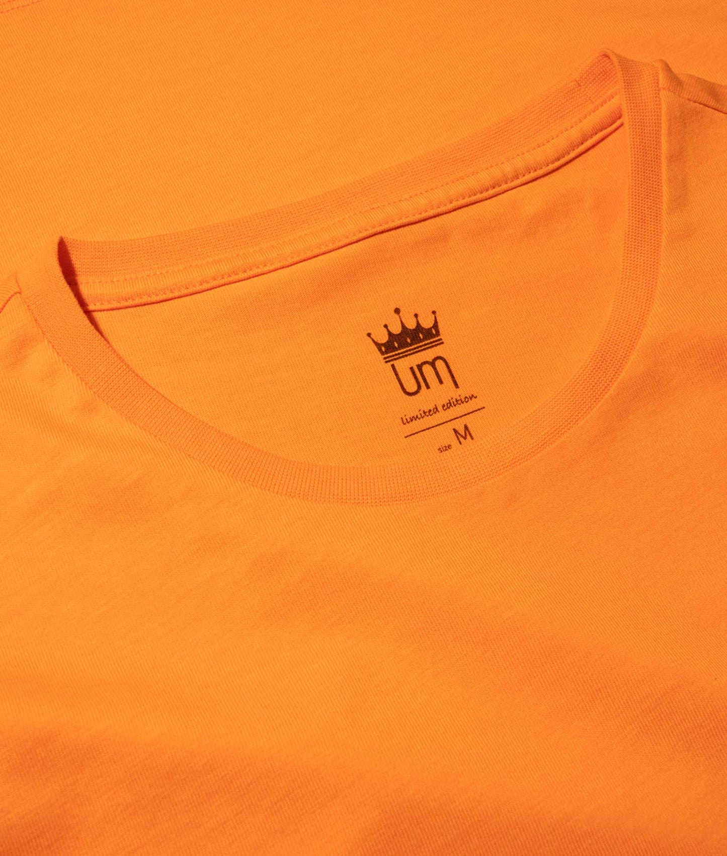 Oranje Casual T-shirt Ronde Hals Dutch Orange - Undiemeister
