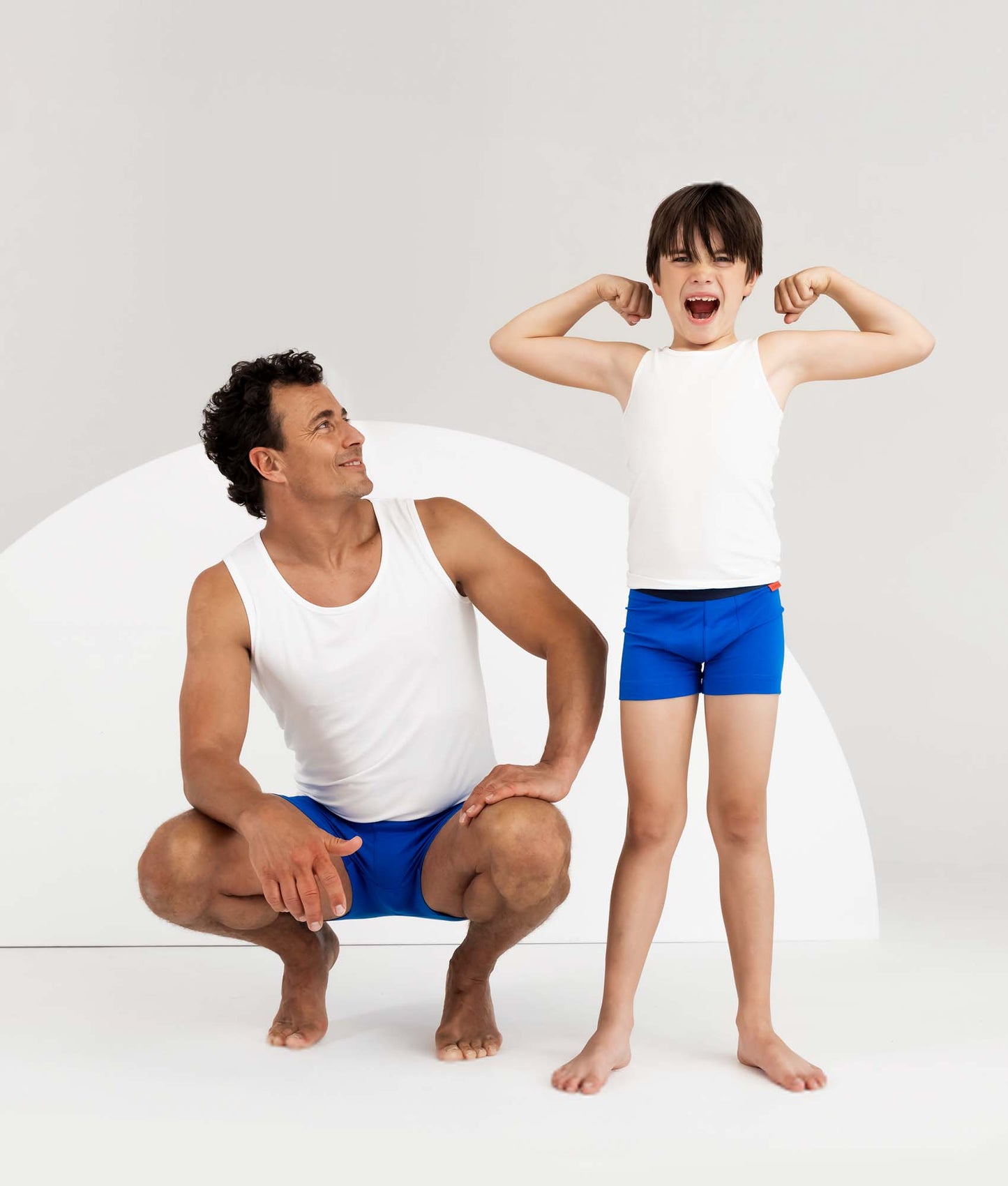 Vader & Zoon Boxershorts Arctic Sea & Storm Cloud (4 - pack) - Undiemeister