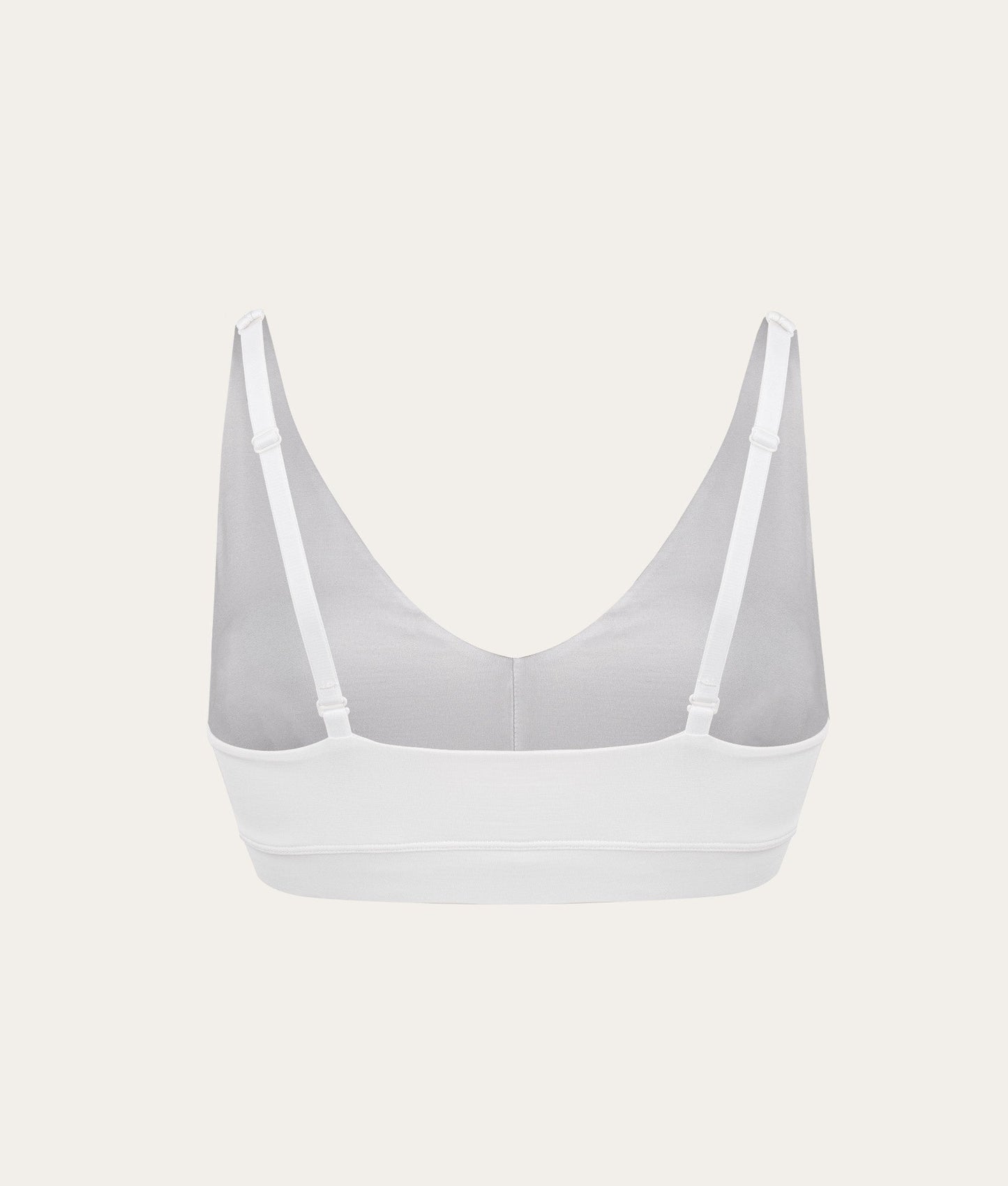 Witte Bralette Chalk White (3 - pack) - Undiemeister
