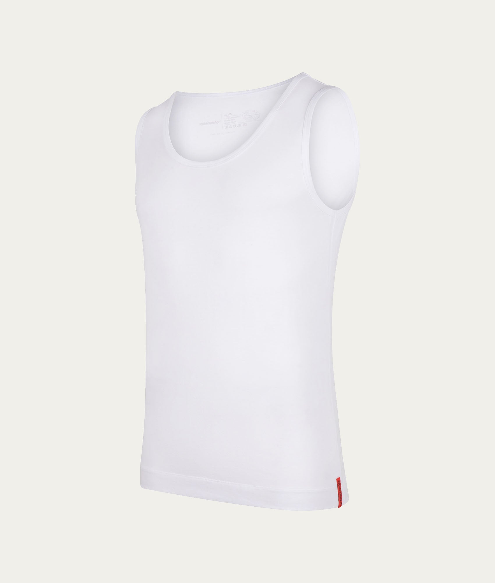 Camiseta de Tirantes Slim Fit Blanco Chalk White