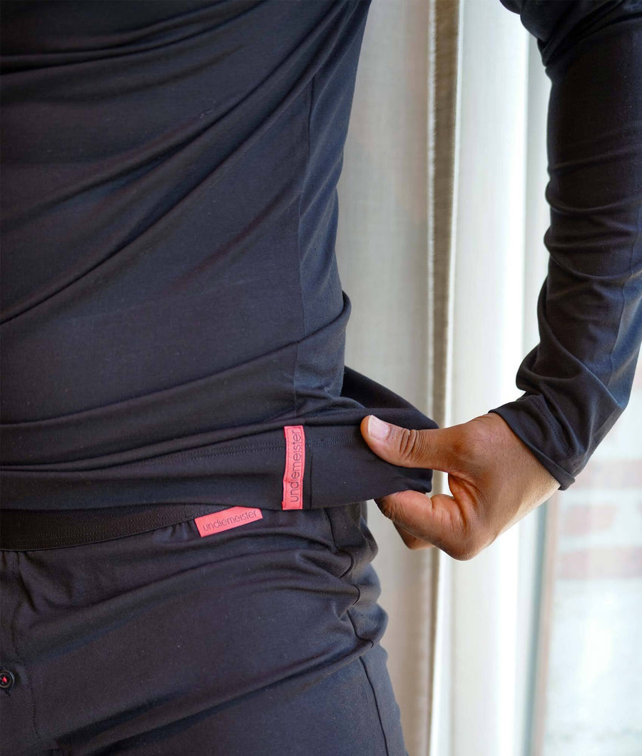 Undiemeister - Heren - Zwarte Longsleeve