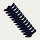 Lot de 12 Socquettes Bleu Foncé Storm Cloud