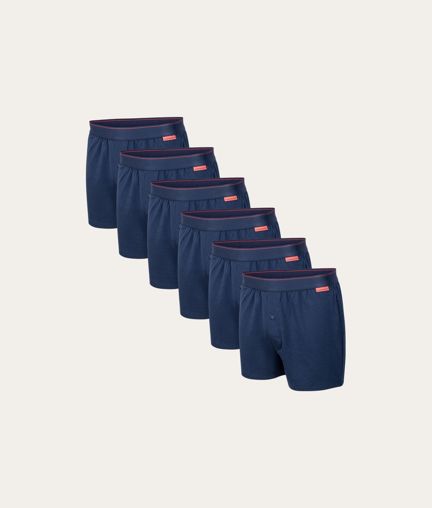 Blauwe Losse Boxershort Storm Cloud (6 - pack) - Undiemeister