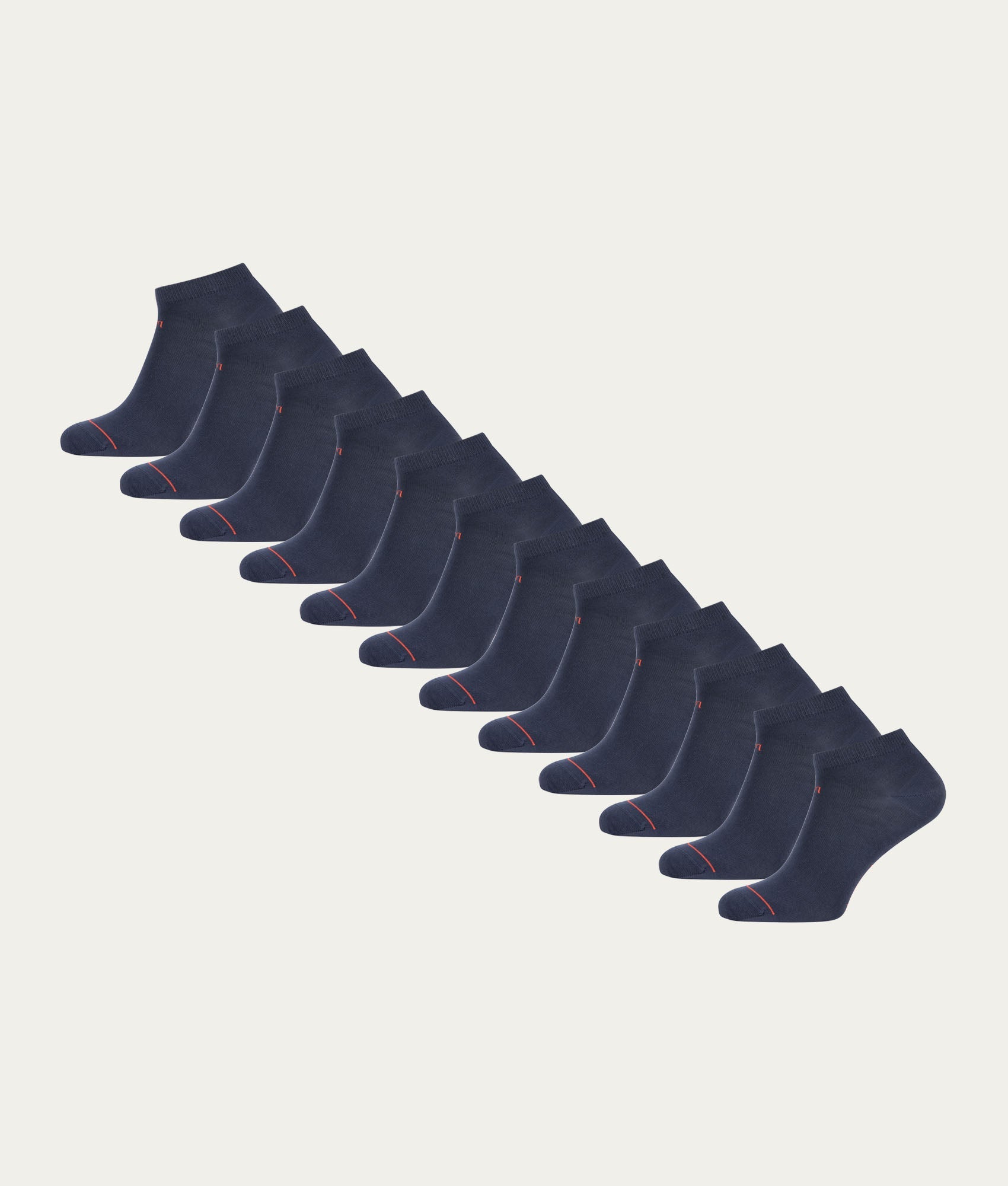 Blauwe Sneakersokken Storm Cloud (12 - pack) - Undiemeister