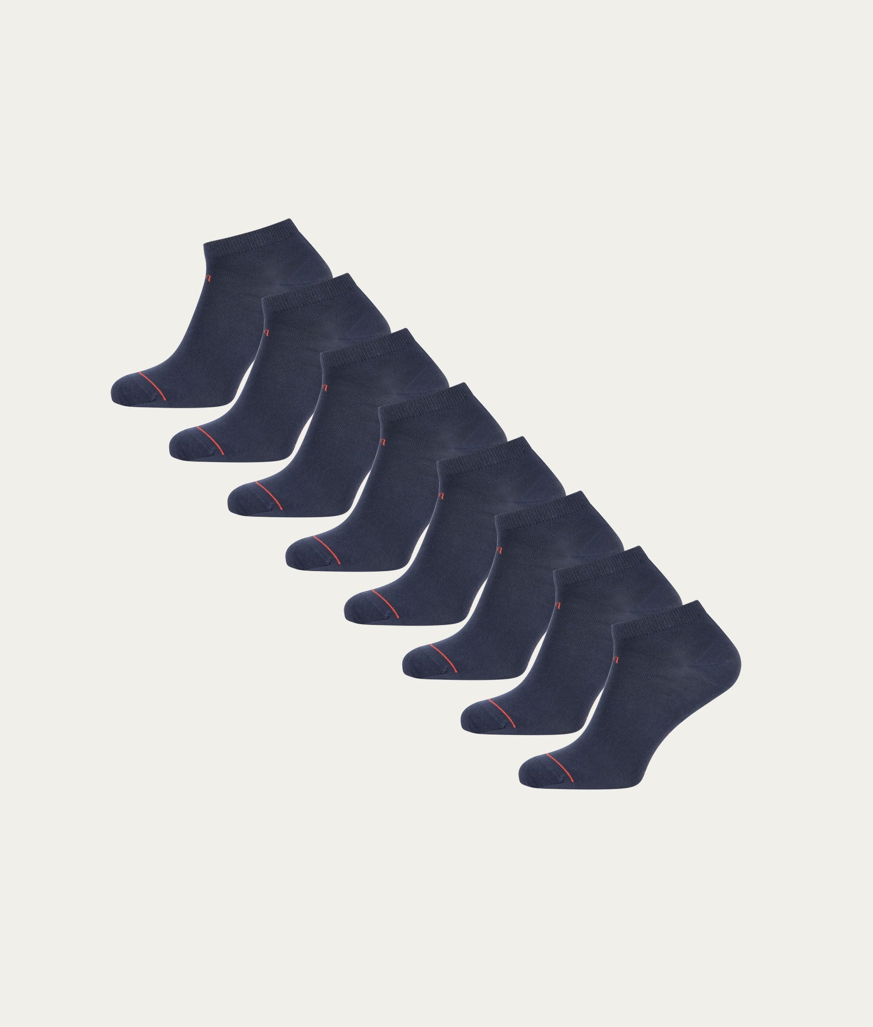 Blauwe Sneakersokken Storm Cloud (8 - pack) - Undiemeister