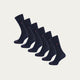Blaue Socken Storm Cloud (6er-Pack)