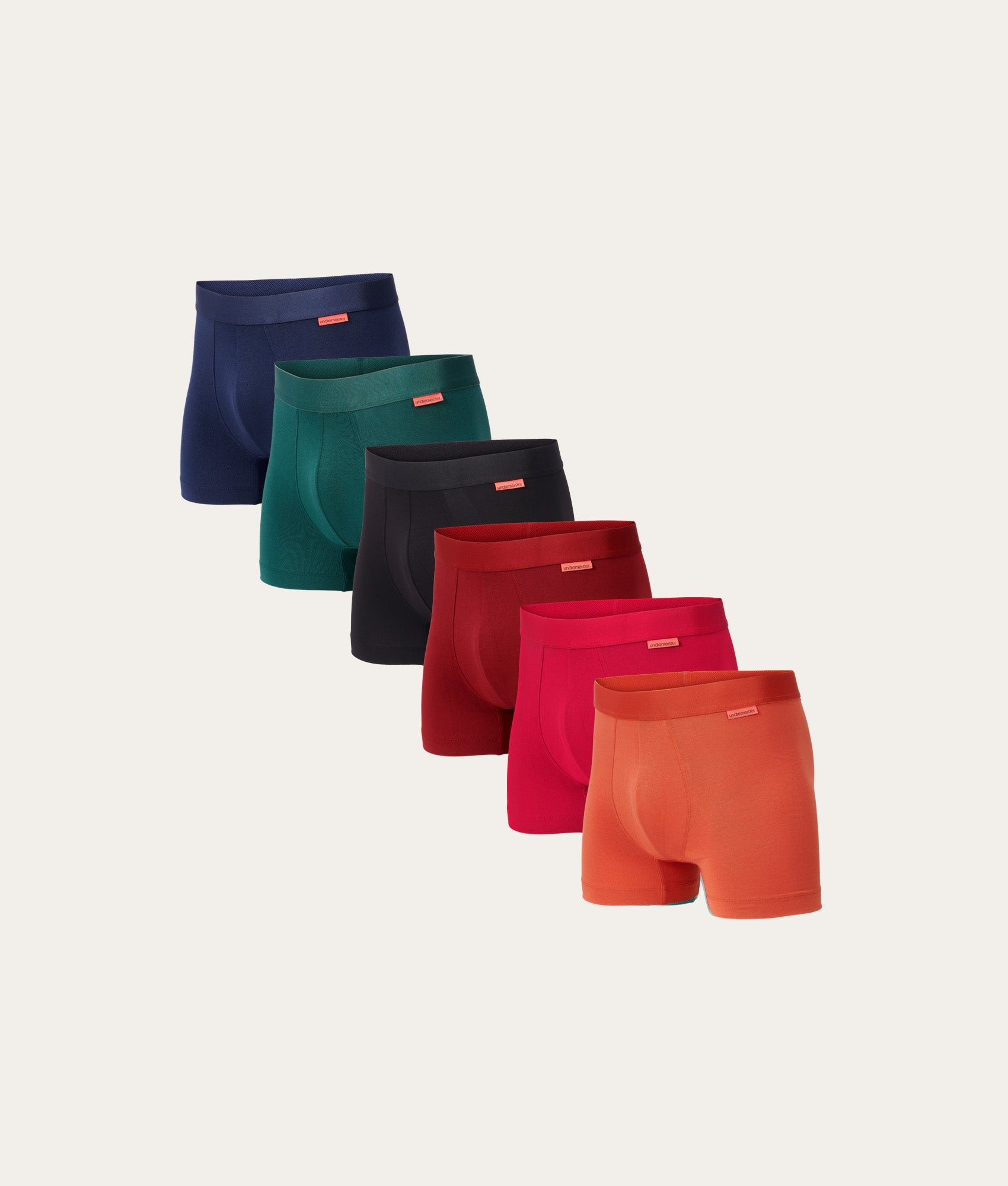 Boxershort - Donkere Tinten & Roodtinten (6 - pack) - Undiemeister