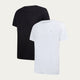 2-pak Casual T-shirt Sort & Hvid