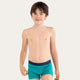 Cyaan Jongens Boxershort Aurora Sky