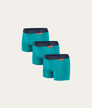 Cyaan Jongens Boxershort Aurora Sky (3 - pack) - Undiemeister