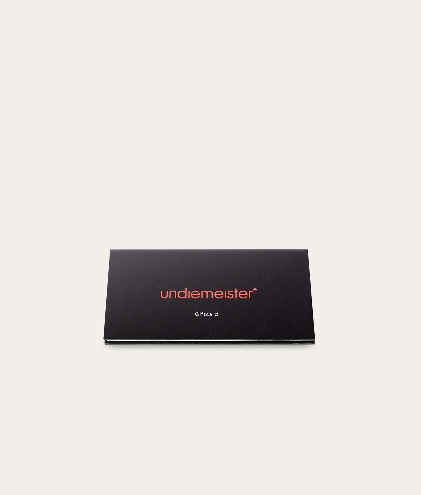 Fysieke giftcard - Undiemeister