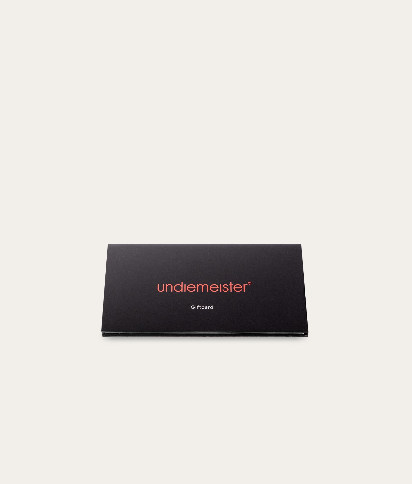 Fysieke giftcard - Undiemeister