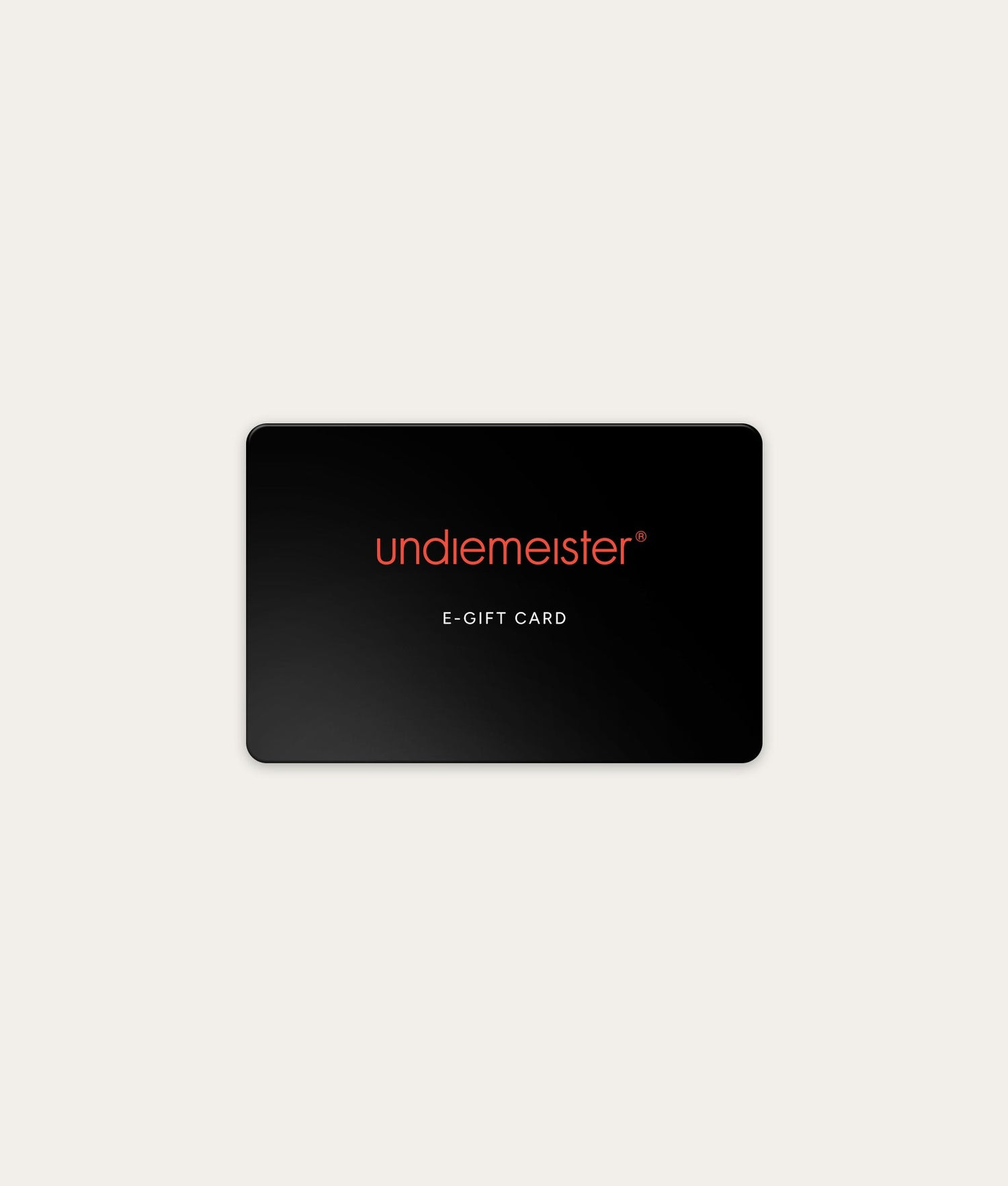 Giftcard - cadeaubon - Undiemeister