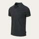 Graues Slim Fit Poloshirt Charcoal Moss