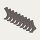 Graue Socken Lava Rock (9er-Pack)