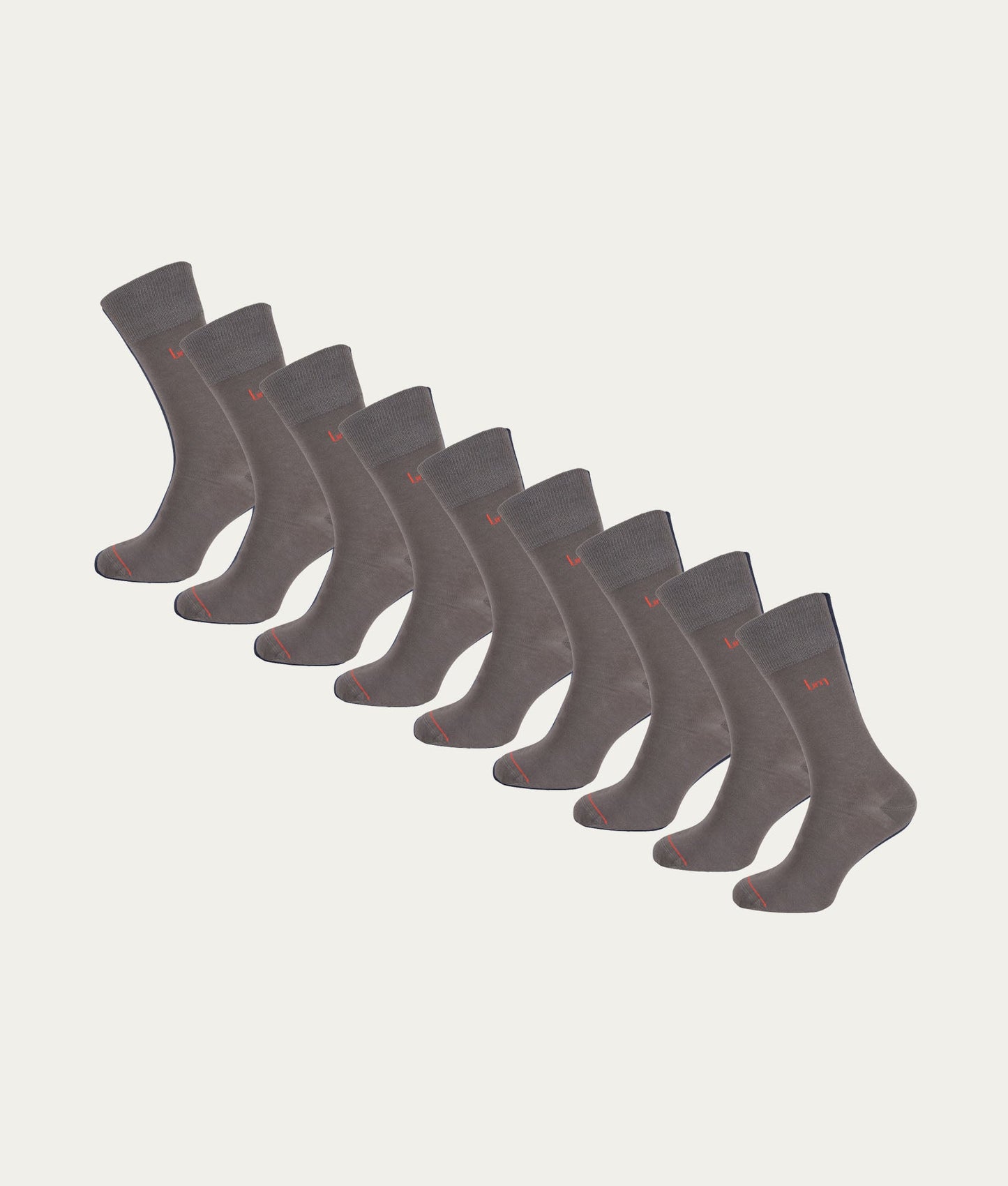 Grijze Sokken Lava Rock (9 - pack) - Undiemeister