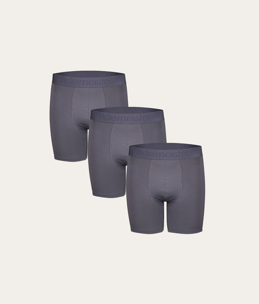 Grijze Sport Boxershort Lava Rock (3 - pack) - Undiemeister