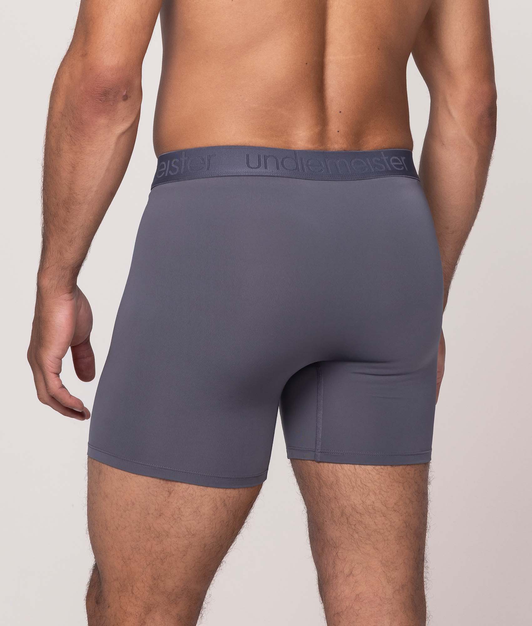 Grijze Sport Boxershort Lava Rock - Undiemeister
