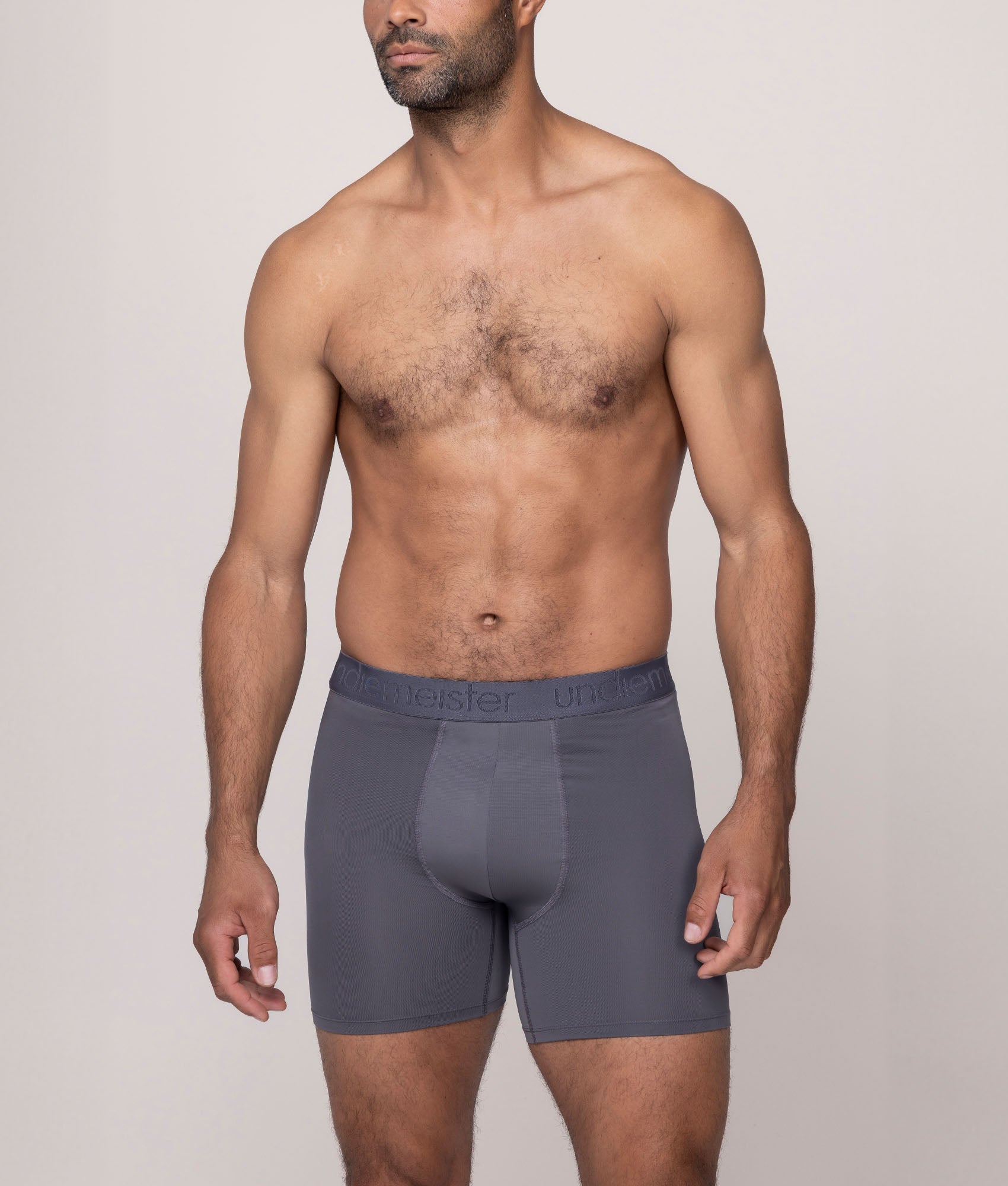 Grijze Sport Boxershort Lava Rock - Undiemeister