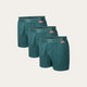 Grüne Lockere Boxershort Misty Forest 3er-Pack
