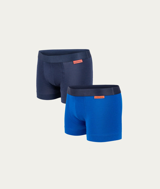 Jongens Boxershorts Arctic Sea & Storm Cloud (2 - pack) - Undiemeister