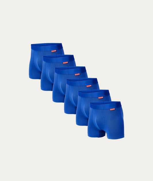 Kobaltblauwe Boxershort Arctic Sea (6 - pack) - Undiemeister
