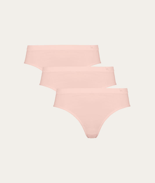Lichtroze Dames Slip Blush Dusk (3 - pack) - Undiemeister