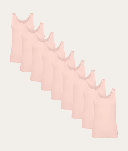 Undiemeister Dames - Roze Tanktop 9-pack