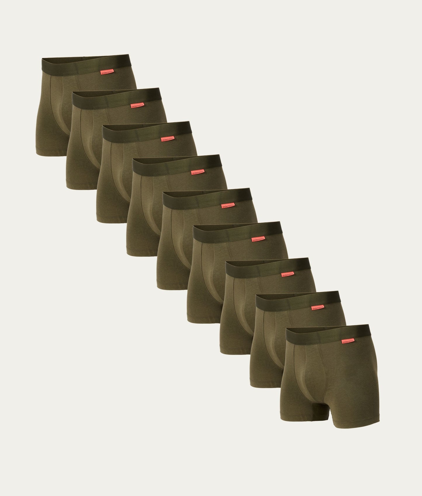 Undiemeister Mosgroene Heren Boxershorts 9-pack 