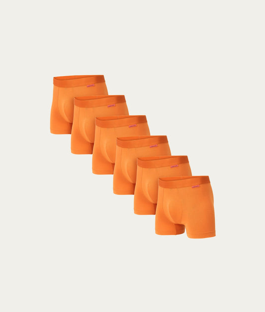 Oranje Boxershort Dutch Orange (6 - pack) - Undiemeister