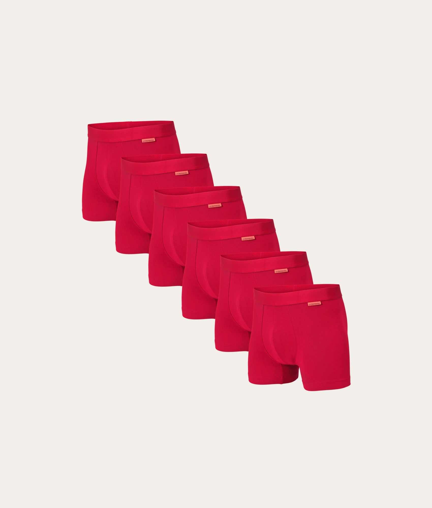 Rode Boxershort Bright Sunrise (6 - pack) - Undiemeister