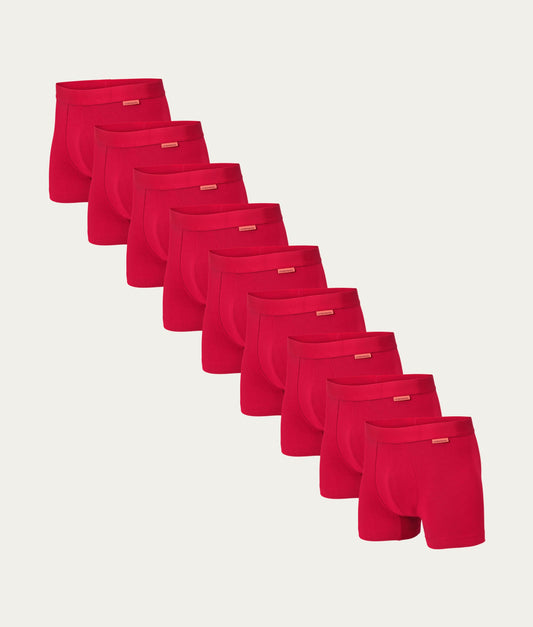 Undiemeister Rode Heren Boxershorts 9-pack 
