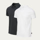 Weiß und Grau Slim Fit Poloshirt 2er-Pack