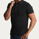 Zwarte Slim Fit Polo Volcano Ash