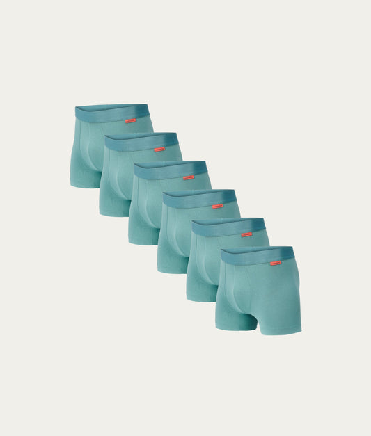 Turquoise Boxershort Sea Breeze (6 - pack) - Undiemeister
