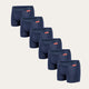 Blue Boys Boxers Briefs Storm Cloud 6-pack