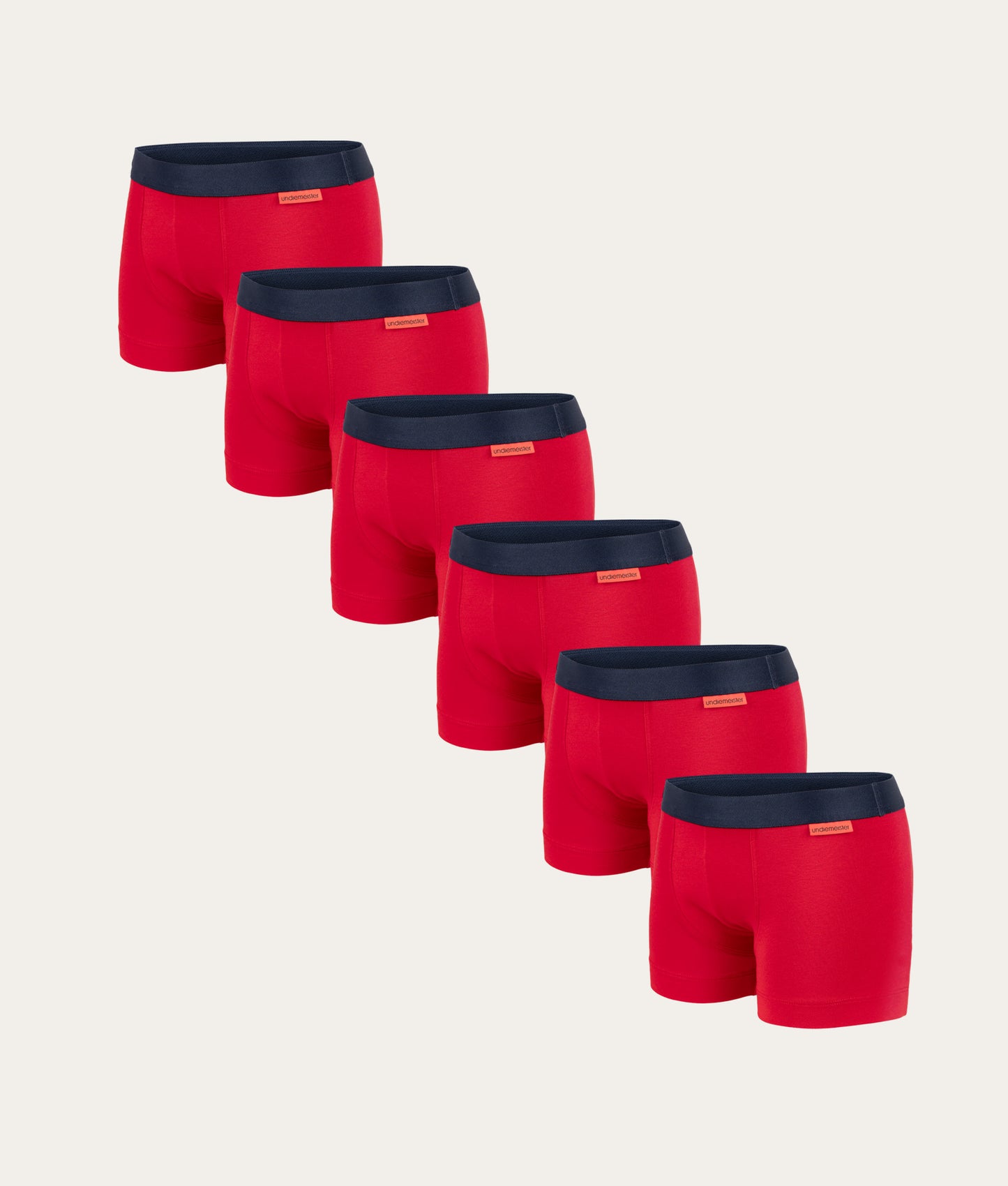 Rood Bright Sunrise Boxershorts Jongens 6-pack