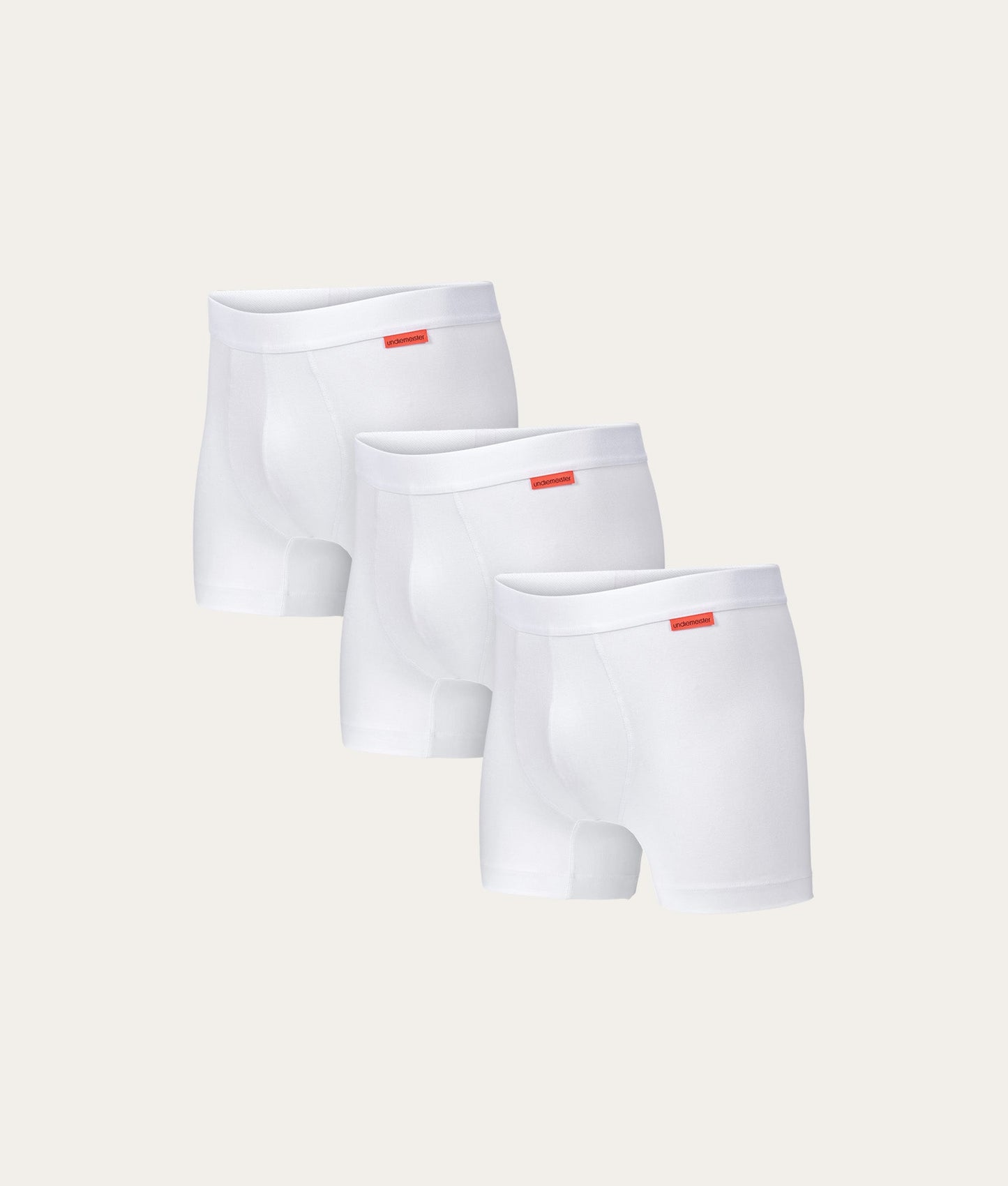Witte Boxershort Chalk White (3-pack) Undiemeister