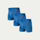 3-pack Isblå Boxershorts Iced Glacier