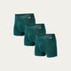 Pack de 3 Bóxers Verdes Misty Forest