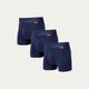 3-pack Blåa Boxershorts Storm Cloud