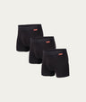 Pack de 3 Bóxers Negros Volcano Ash