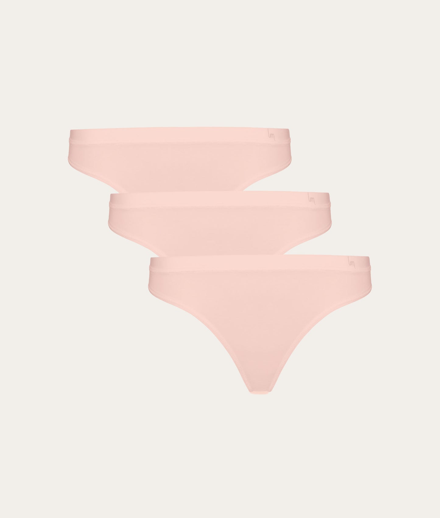 Hellrosa Bikinislip Blush Dusk (3er-Pack)