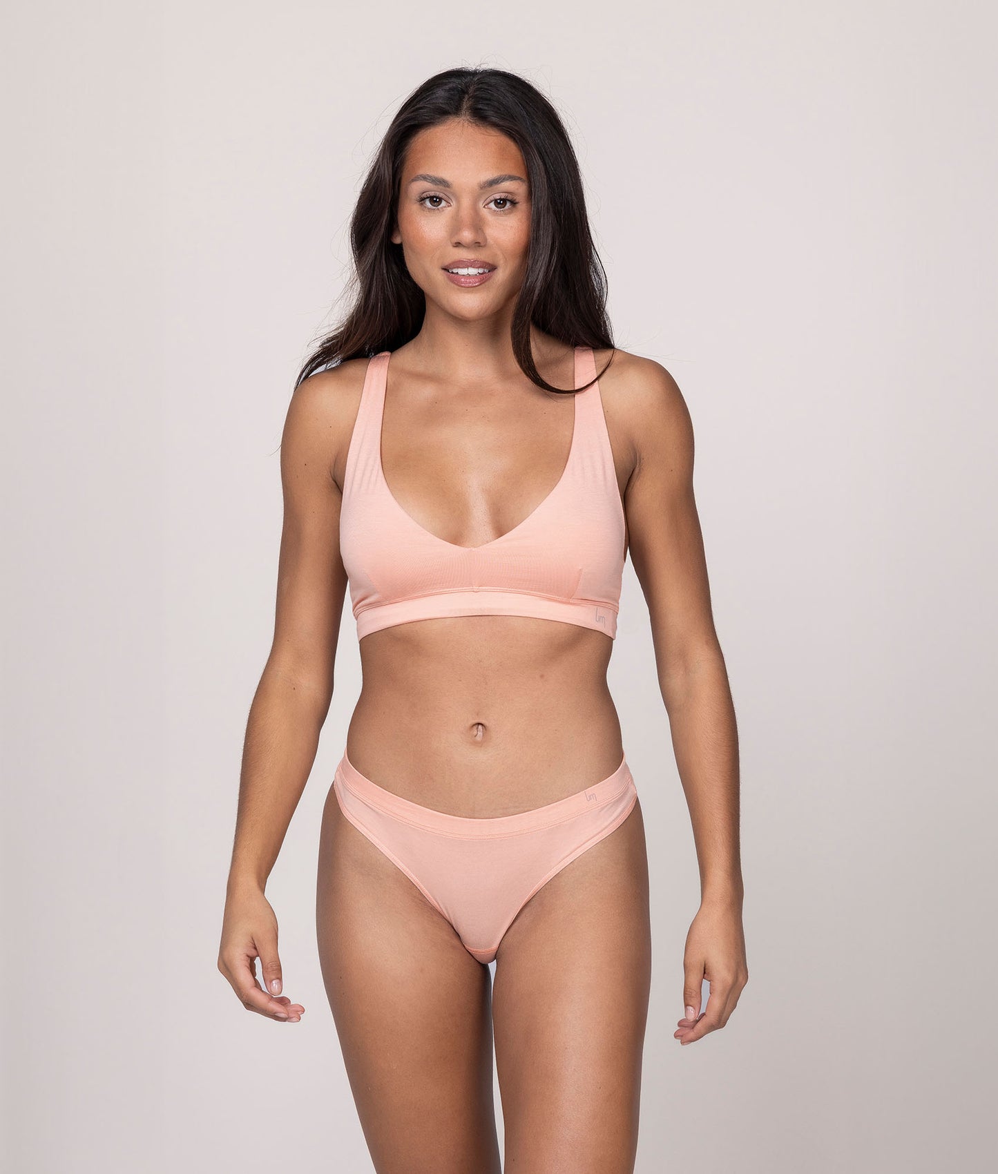 Pack de 6 Bralettes Rosa Claro Blush Dusk