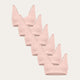 Confezione da 6 Rosa Chiaro Blush Dusk