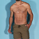 Short de Bain Vert Olive Highland Moss