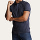Polo Slim Fit Bleu Foncé Storm Cloud