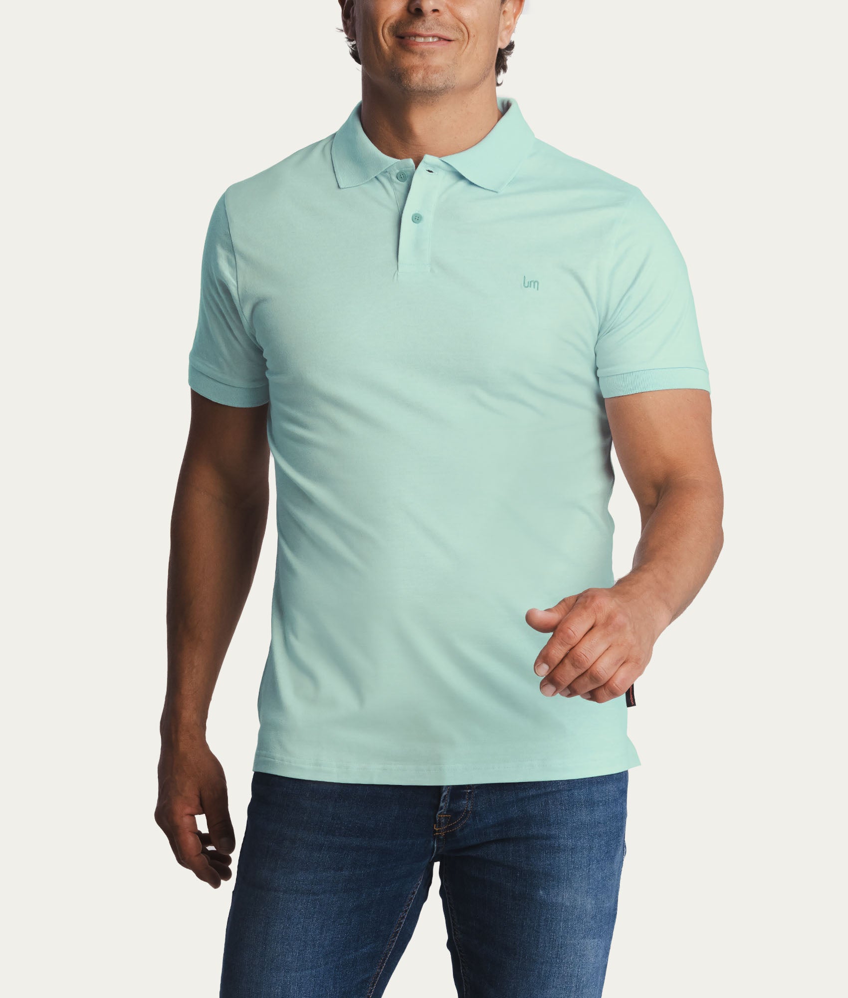 Heren Polo Zwart en Mintgroen (2-pack) Undiemeister