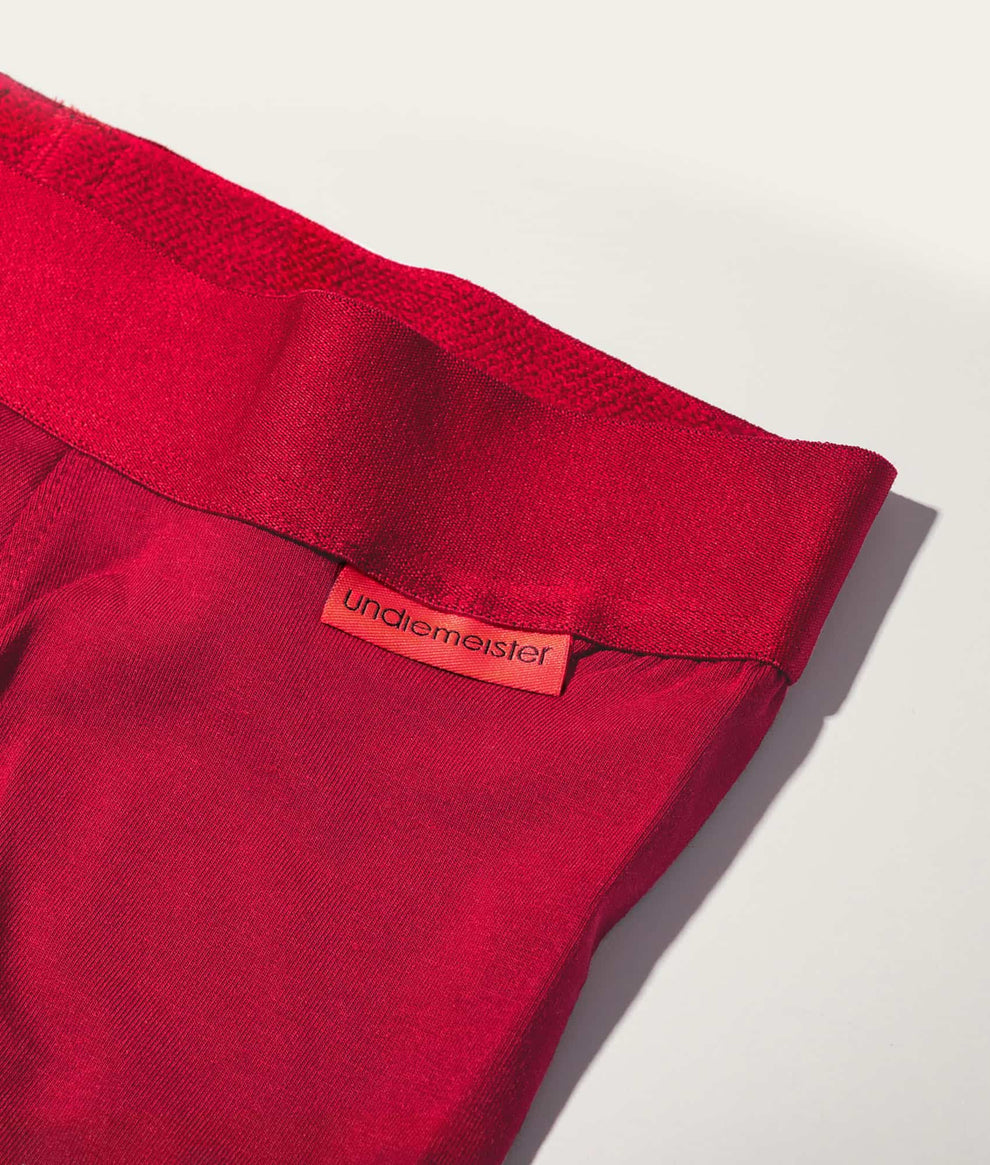 Boxer Homme Armor-Lux Rouge - Taille L (5), 100% Coton, Neuf Avec Étiquettes